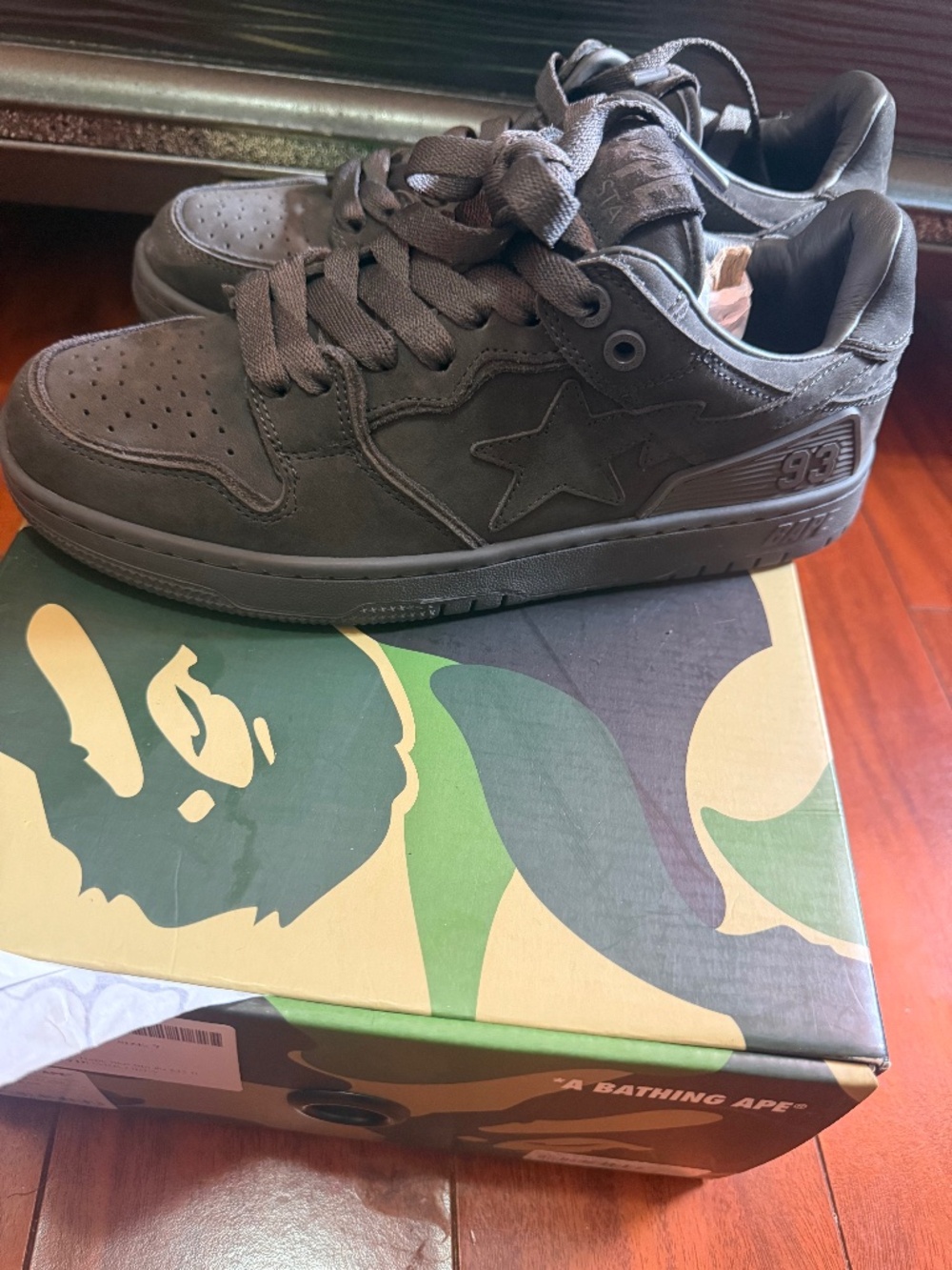 A Bathing Ape Bape SK8 Sta Dark Grey